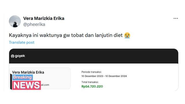 6 Potret Gojek Wrapped Netizen Lebih dari 10 Juta,