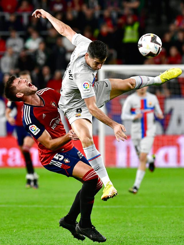 Taklukkan Osasuna, Barcelona Makin Nyaman di Puncak Klasemen Liga Spanyol