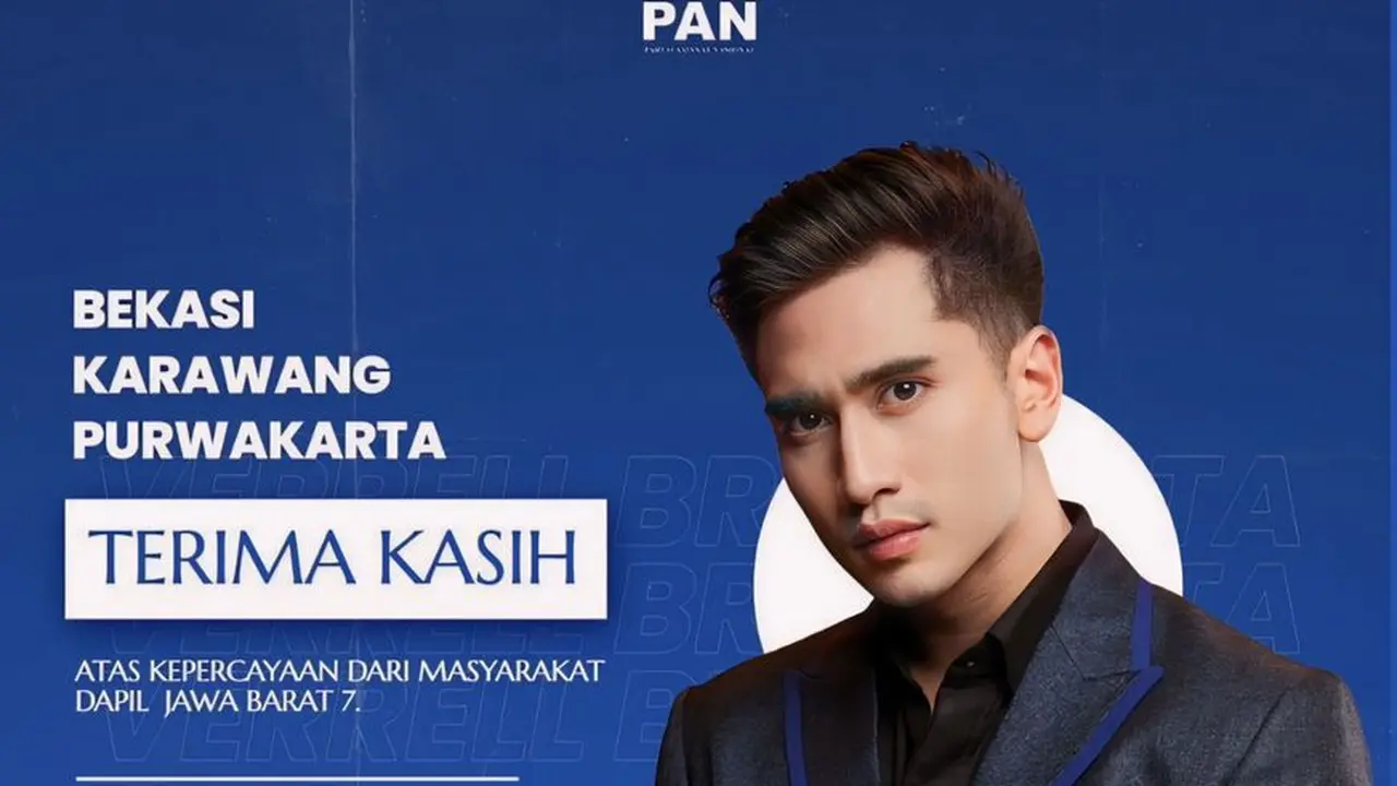 Verrell Bramasta lolos ke Senayan.