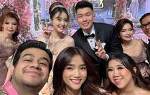 Fadil Jaidi Nempel Terus Sama Fuji saat Kondangan Vior dan Vincent, Kompak Pakai Outfit Warna Pink
