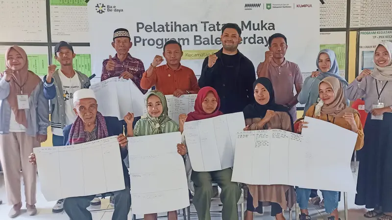 Para pelaku UMKM usai Penyusunan Bisnis Kanvas Model UMKM Kecamatan Ropang, Kabupaten Sumbawa. (Istimewa)