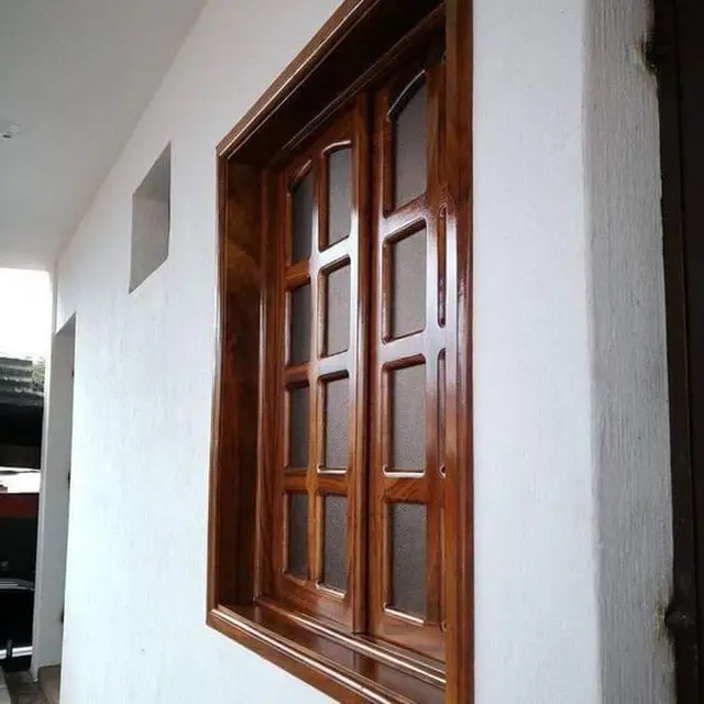 Desain Jendela Kayu Modern