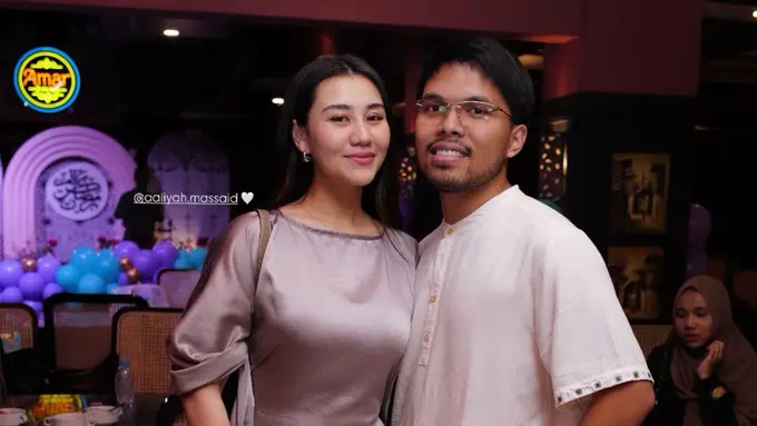 Aaliyah Massaid  di Acara Ulang Keponakannya, Ameena yang Ke-4. [@aaliyah.massaid]