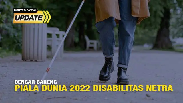Laporan langsung dari Radityo Priasmoro terkait dengan dengar bareng piala dunia 2022 disabilitas netra.