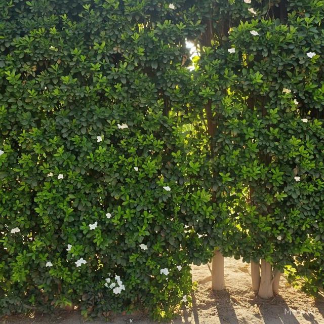 pagar tanaman. Ilustrasi by Meta AI