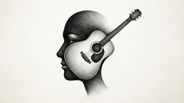 Ilusi Wajah atau Gitar