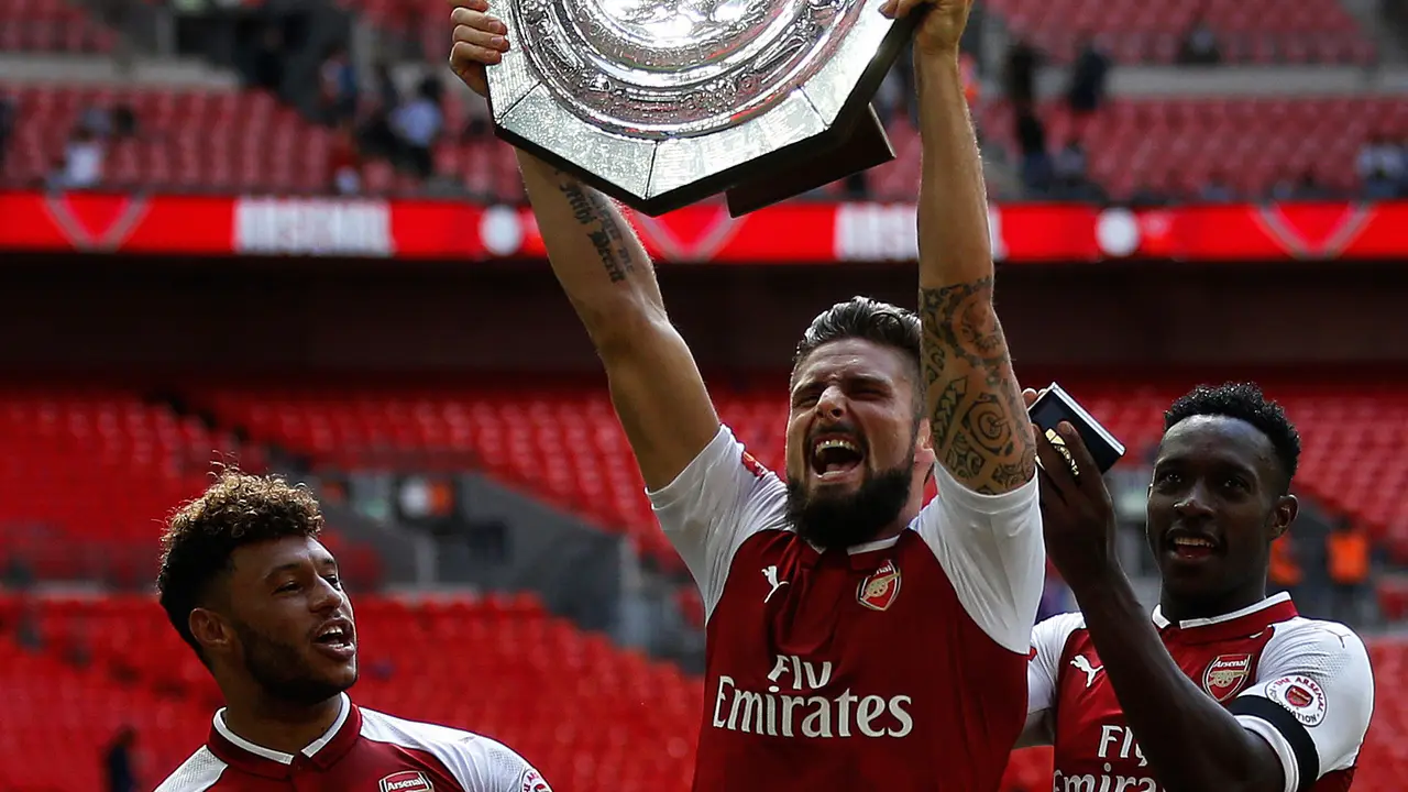 Kalahkan Chelsea, Arsenal Rayakan Kemenganan di Community Shield