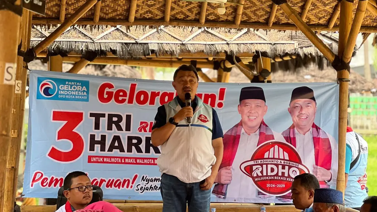 Calon Wakil Walikota Bekasi, Abdul Harris Bobihoe, bertemu dengan ibu-ibu kader Jumantik (Juru Pemantau Jentik) se-Kelurahan Aren Jaya (Istimewa)