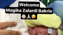 "Welcome to the world Magika Zalardi Bakrie," tulis magikabakrie_ menyambut jabang bayi yang baru saja lahir tersebut. Rona kebahagiaan begitu terlihat dari pasangan yang menikah sejak 2010 silam. (Instagram/ramadhaniabakrie)