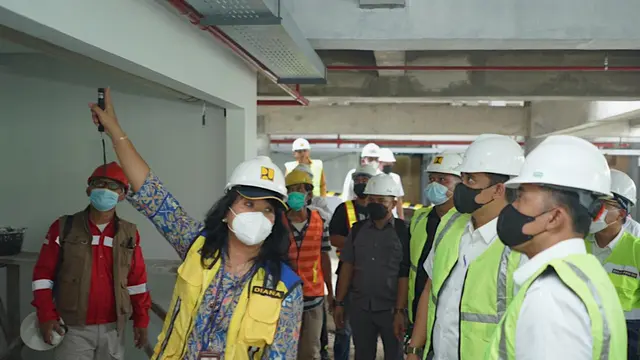 Bobby Nasution dan Kementrian PUPR Tinjau Pembangunan Pasar Berkonsep Green Building