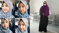 Potret transformasi gaya hijab Natasha Rizky, dari jilbab simpel hingga syari. (Sumber: Instagram/natasharizkynew)