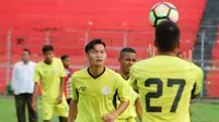 Pemain pinjaman Semen Padang dari Arema, Juan Revi, mulai padu dengan permainan tim Kabau Sirah jelang 8 besar Liga 2 2018. (Bola.com/Dok. Semen Padang)