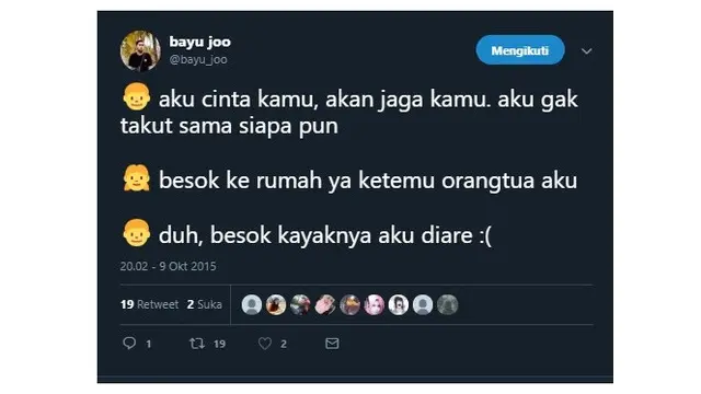 Drama Percintaan Netizen Soal Besok Mau Ketemuan