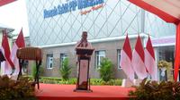 Menteri Perhubungan Budi Karya Sumadi pada Jumat, 27 Mei 2022 meresmikan Rumah Sakit Tipe D di Politeknik Ilmu Pelayaran (PIP) Makassar. (Dok Kemenhub)