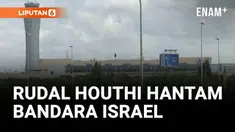 Sebuah rudal yang diluncurkan pemberontak Houthi di Yaman memaksa bandara utama Israel, Ben-Gurion, menghentikan aktivitasnya sementara.