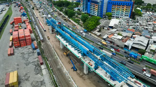 Proyek Jalan Tol HBR2 yang dibangun oleh PT Citra Marga Nusaphala Persada Tbk. (Dok CMNP)