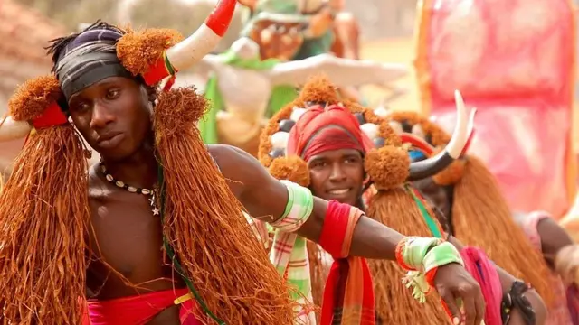 Guinea-Bissau terletak di Afrika Barat saat carnaval 2014