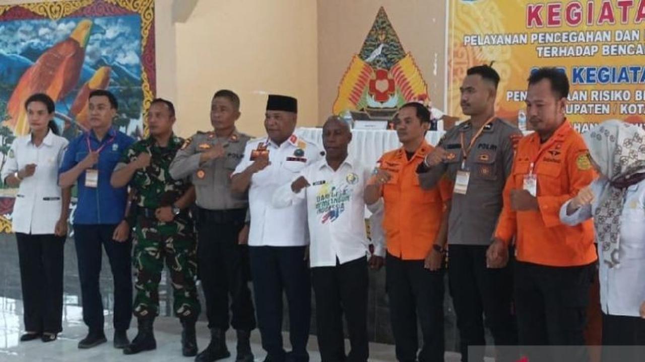 BPBD Biak Perkuat Koordinasi dengan TNI/Polri dan Basarnas Antisipasi Bencana Hidrometeorologi