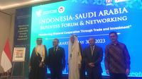 Menteri Perdagangan (Mendag) Zulfkifli Hasan membuka acara Indonesia-Saudi Arabia Business Forum &amp; Networking di Jakarta, Selasa (30/5/2023) (dok: Elza)