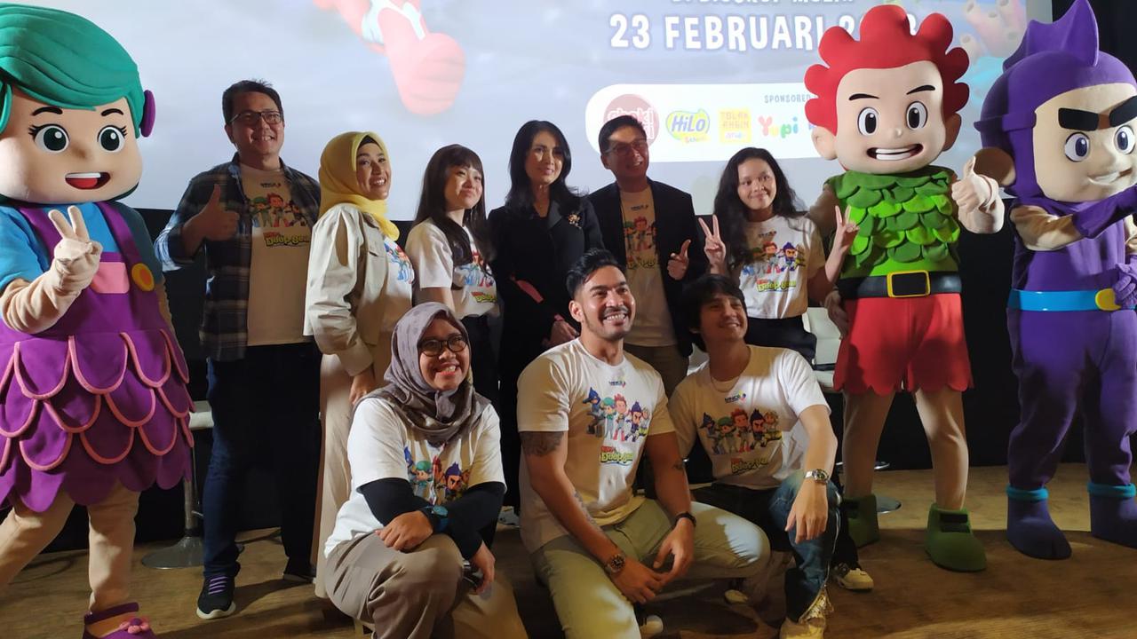 Film Kiko in the Deep Sea melakukan gala premier di XXI Kota Kasablanka, Kamis (16/2/2023).