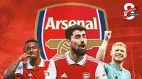 Arsenal - Gabriel Jesus, Jorginho, Aaron Ramsdale (Bola.com/Adreanus Titus)