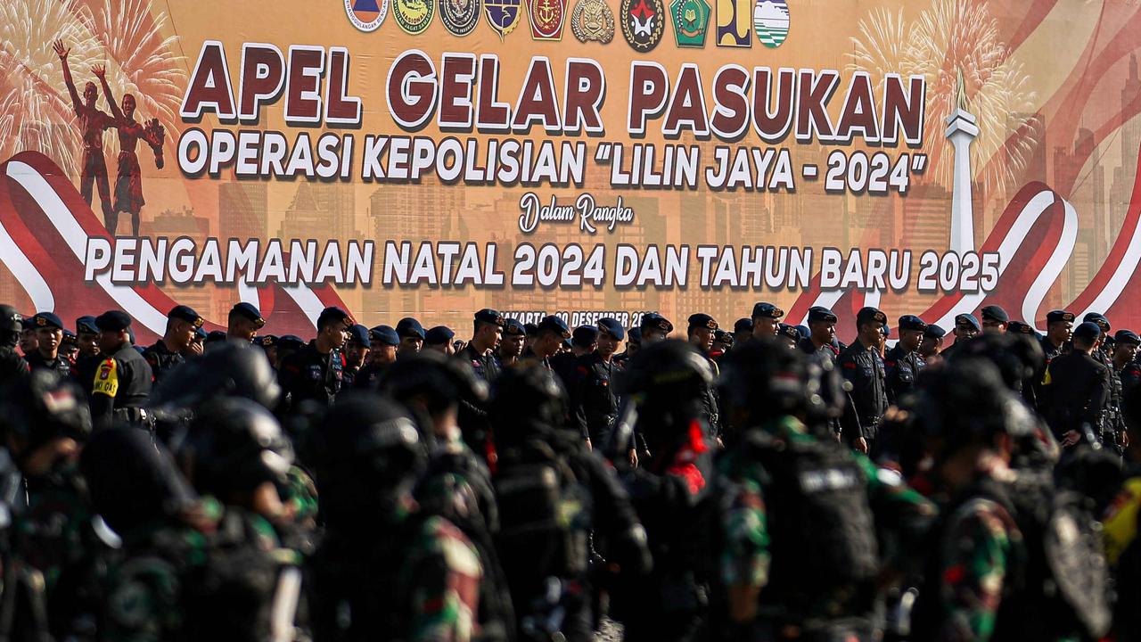 FOTO: TNI-Polri Kerahkan Personel Gabungan untuk Amankan Libur Perayaan Natal dan Tahun Baru