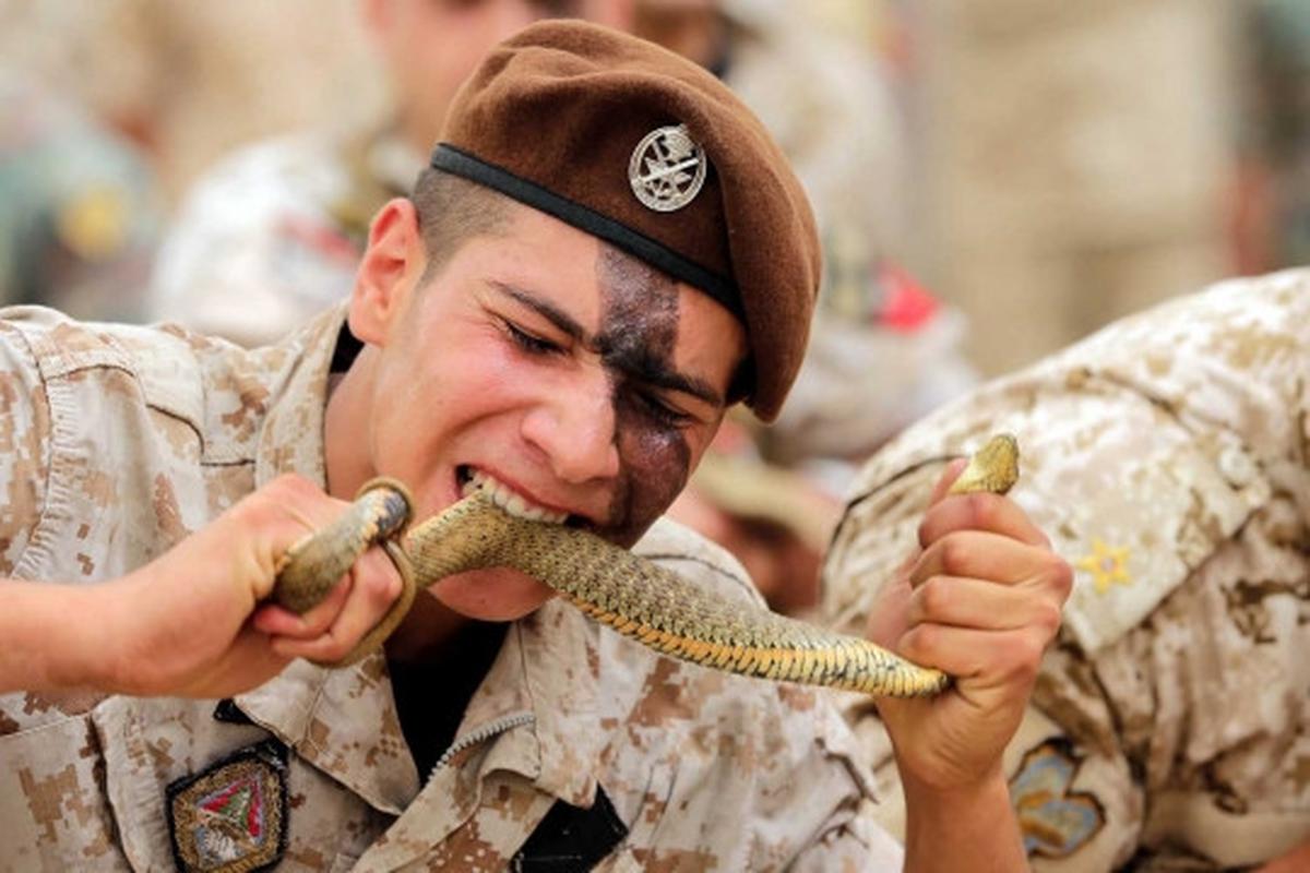 Mengintip latihan ekstrem tentara Lebanon yang bikin merinding