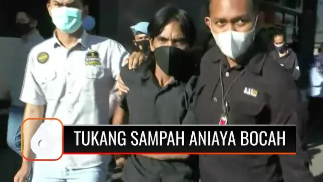 Seorang bocah berusia 7 tahun dianiaya tukang sampah di salah satu toko swalayan, di Karawang, Jawa Barat. Akibat penganiayaan tersebut, korban mengalami luka lebam di bagian mata dan lutut.