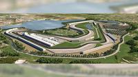 Sketsa Sirkuit Jakabaring Palembang yang rencananya bakal siap menggelar MotoGP 2019. (dok. Speedweek).
