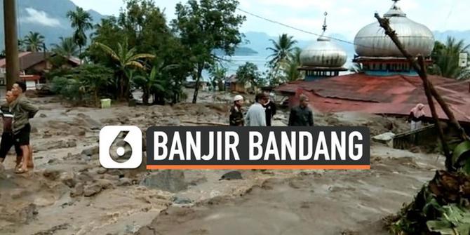 VIDEO: Banjir Bandang Terjang Agam Sumbar