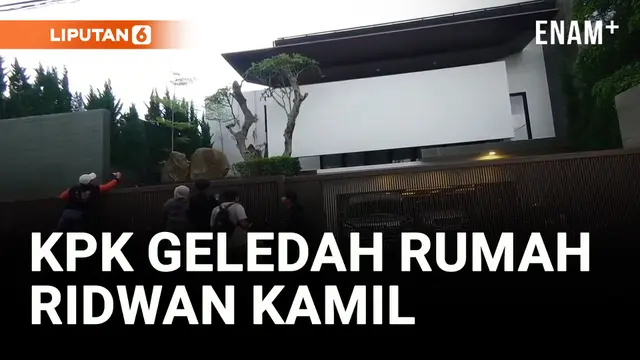 VIDEO: KPK Geledah Rumah Ridwan Kamil di Bandung Terkait Dugaan Korupsi Dana Iklan Bank BJB