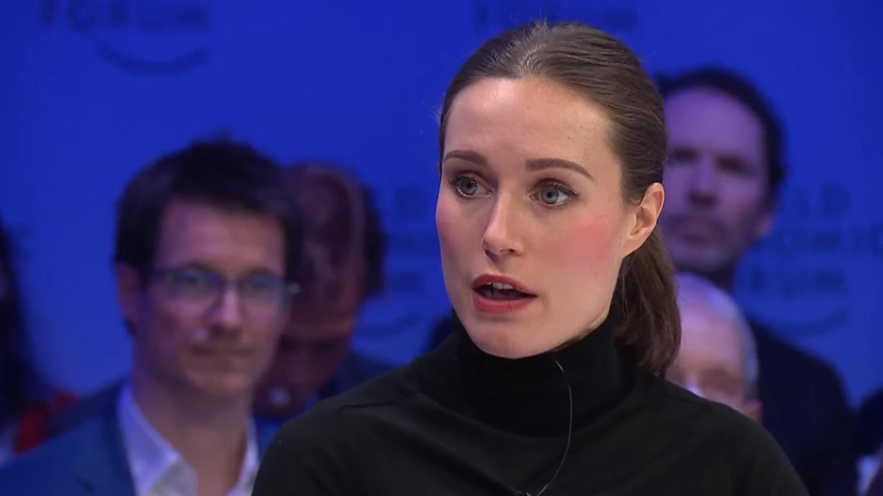 Perdana Menteri Finlandia Sanna Marin. Dok: YouTube/WEF