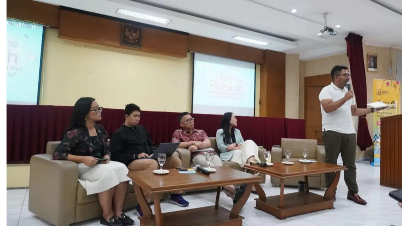 Yayasan Partisipasi Muda (YPM) bekerja sama dengan bekerjasama dengan Departemen Politik dan Pemerintahan Universitas Gadjah Mada (UGM) mengadakan diskusi bertema 'Spill The Research dengan tajuk “Diseminasi Riset: Understanding' (Istimewa)