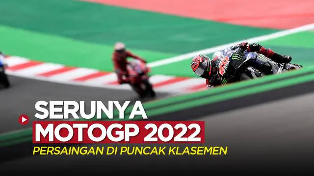 MOTION GRAFIS: Persaingan Fabio Quartararo dengan Alex Rins di Puncak Klasemen Pembalap MotoGP 2022