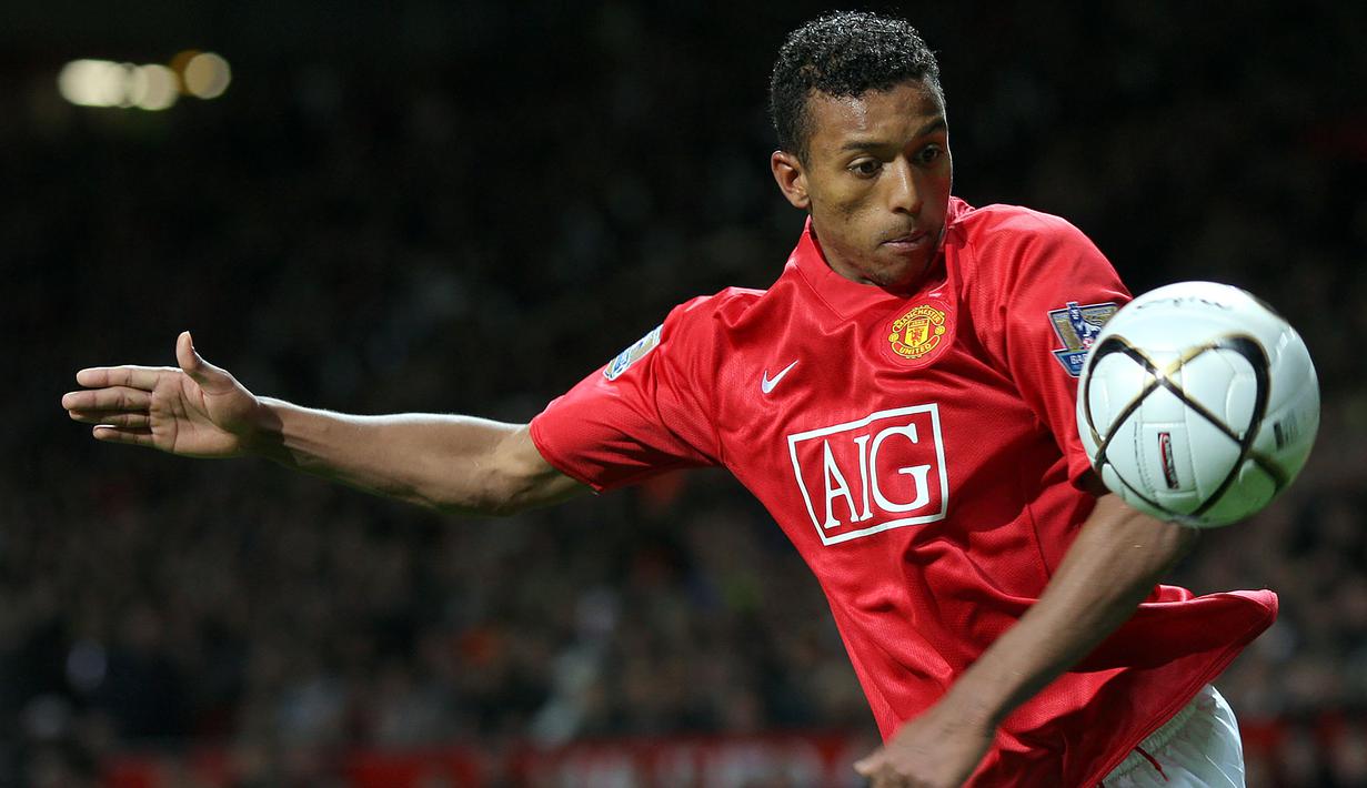 4. Nani - Nani didatangkan dari Sporting ke Machester United pada 2007. Menjadi pemain winger yang bisa bermain di kanan dan kiri, Nani memperkuat Setan Merah hingga 2015 dengan jumlah penampilan sebanyak 230 pertandingan dan 41 gol. (AFP/Andrew Yates)