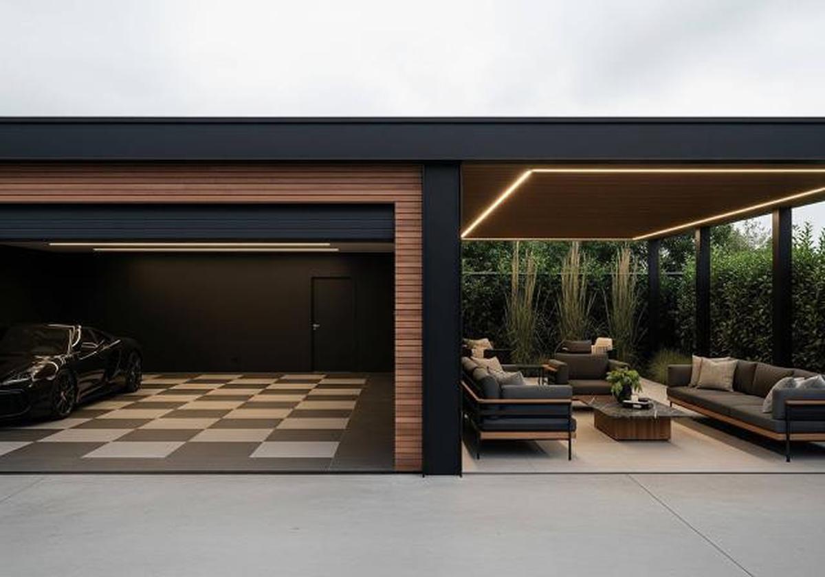 5 Inspirasi Desain Teras Kombinasi Carport dan Ruang Santai yang Aman dan Nyaman