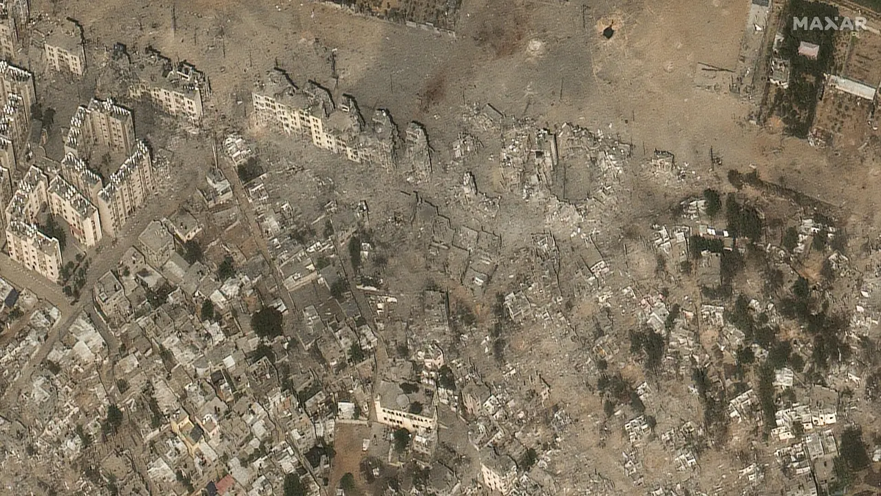 Gambar Satelit Sebelum dan Sesudah Menunjukkan Kehancuran di Gaza