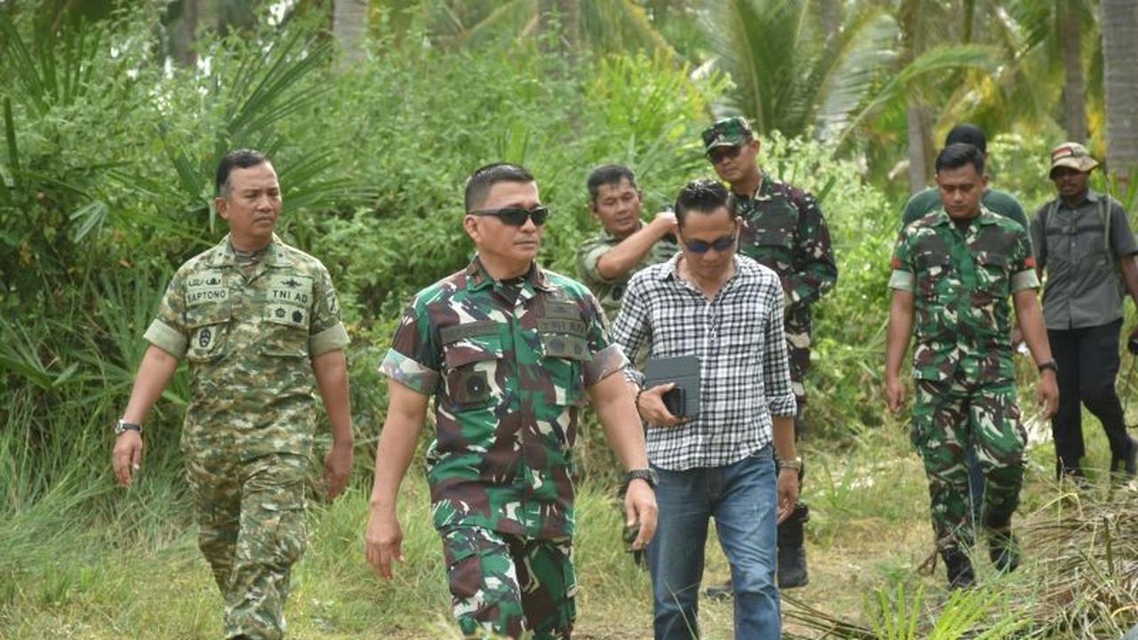 Korem 133 Tinjau Proyek Ketahanan Pangan di Pohuwato: Pastikan Kesiapan Cetak Sawah dan Irigasi Tersier