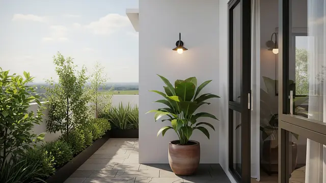 Desain Teras Rumah Subsidi Kecil Tapi Asri