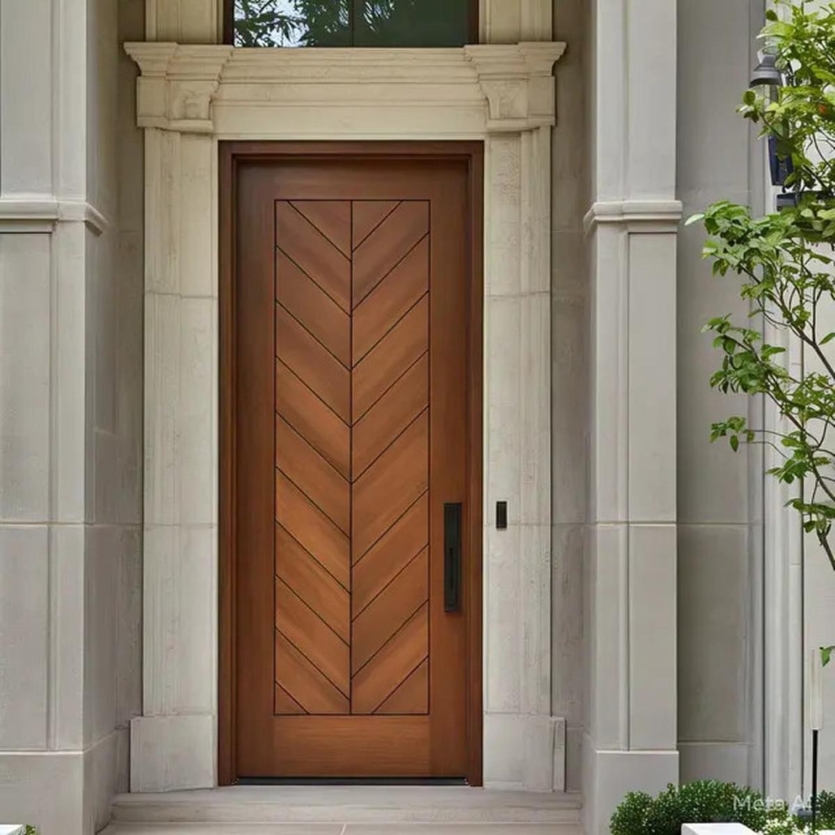 Model Pintu Rumah 1 Pintu Terbaru yang Estetik dan Elegan, Lagi Tren di 2025