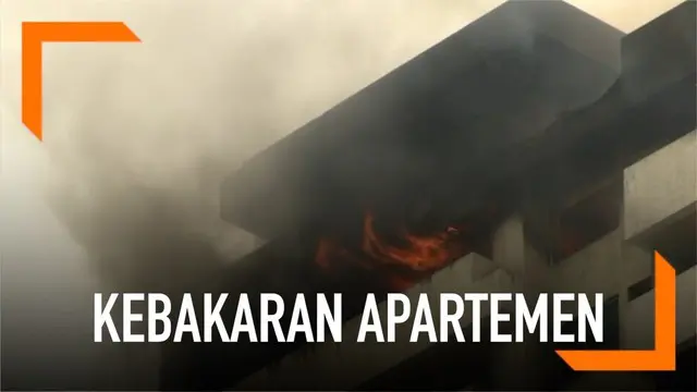 VIDEO: Apartemen 22 Lantai Terbakar Hebat di Manila