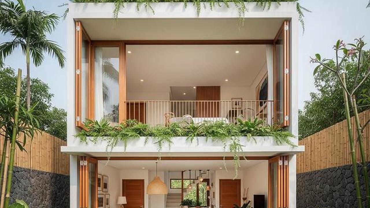 7 Model Rumah Kecil Tapi Terasa Luas dengan Pintu Kaca Lipat, Intip Inspirasinya