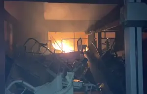 Kondisi RSUD Ryacudu Kotabumi Usai Kebakaran