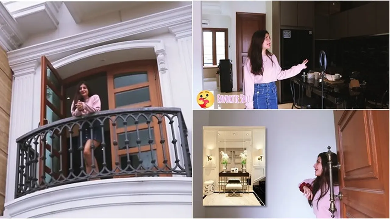8 Potret Sudut Rumah Sarah Keihl yang Mewah, Ada Kantor di Bawah Kolam Renang