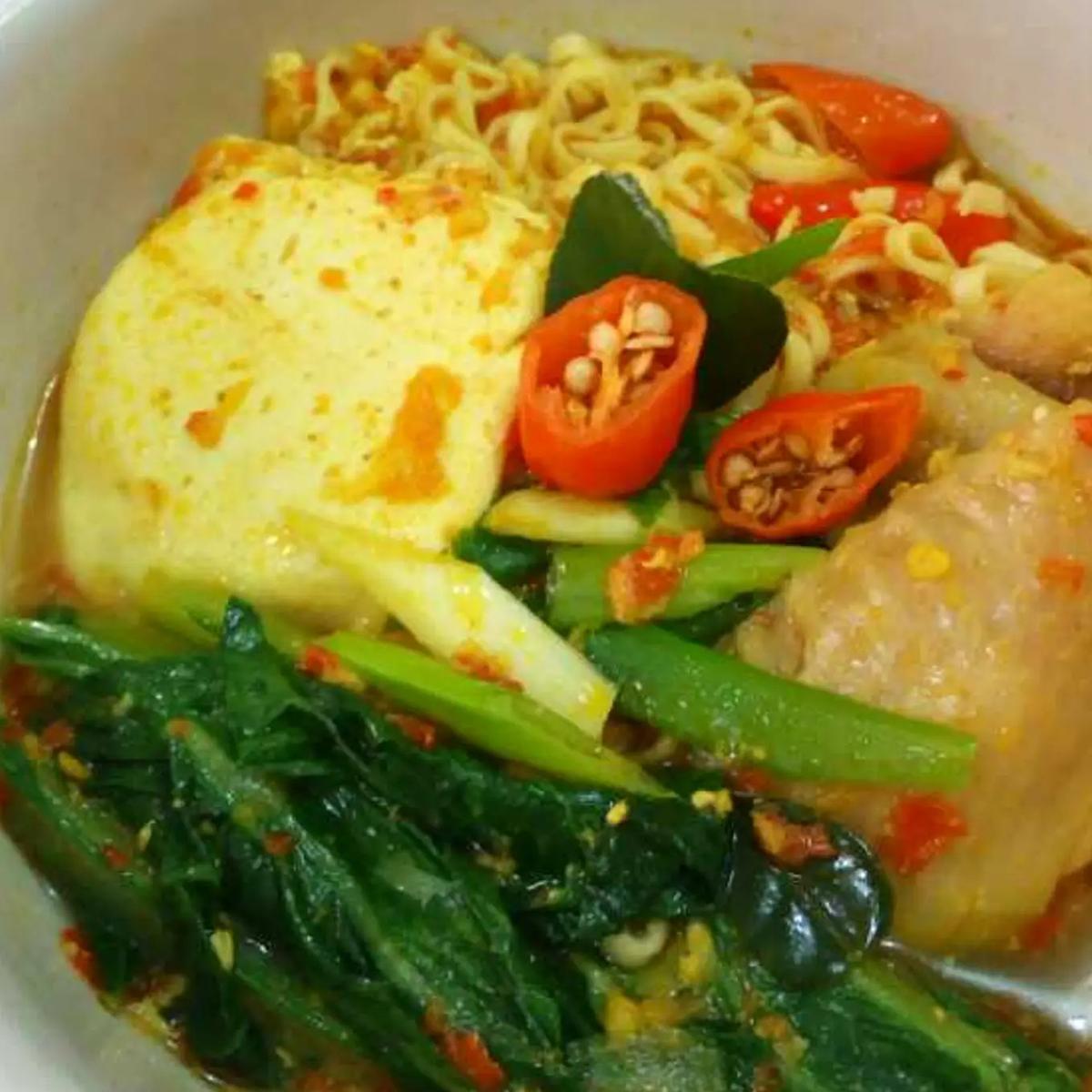 Menu Masakan Mie Ayam Bumbu Kari