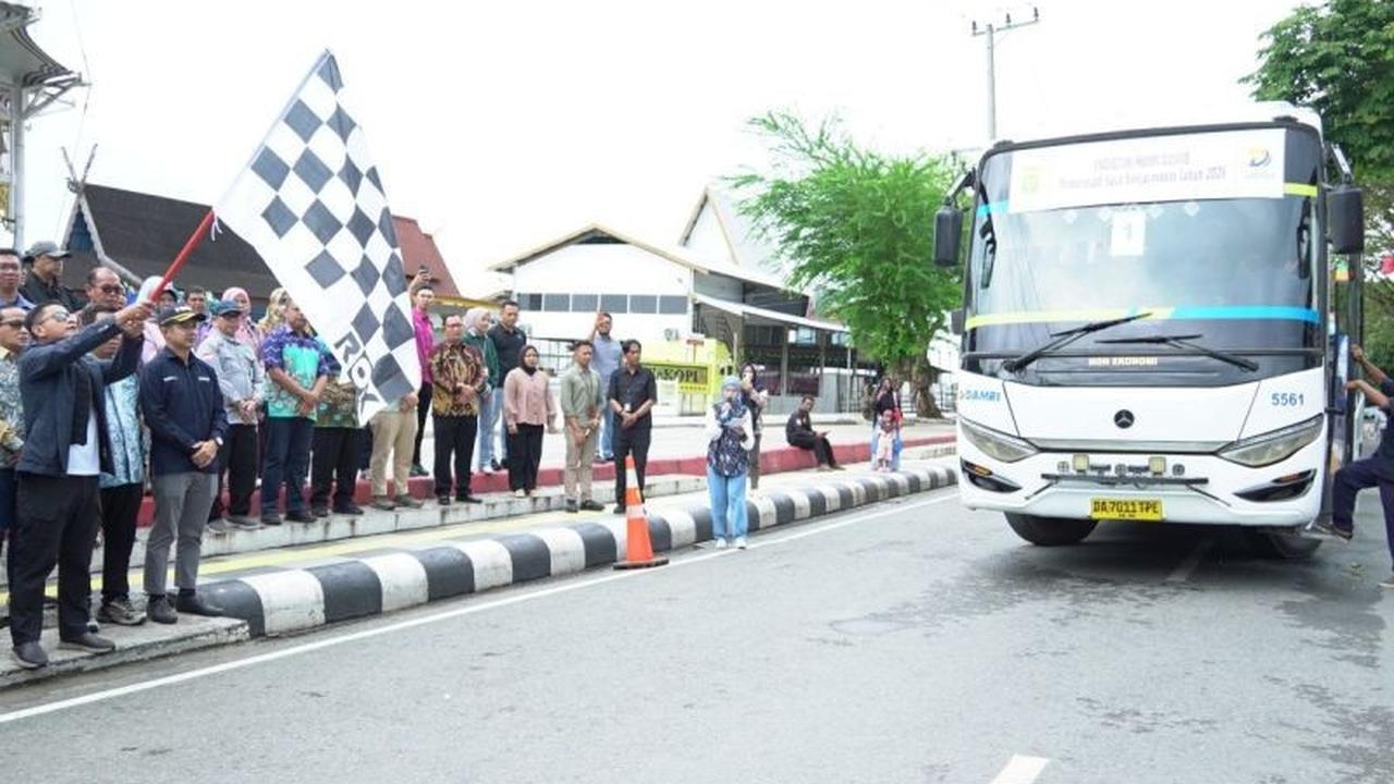 Pemkot Banjarmasin Berangkatkan Ratusan Peserta Program Mudik Gratis Jelang Idul Fitri 2026