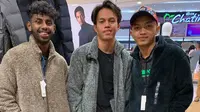 Arvin Anand Sorma, Dede Achriansyah, dan Hagi Abdilah akan berlatih di klub Belgia, Verbroedering Dender. (Bola.com/Istimewa)
