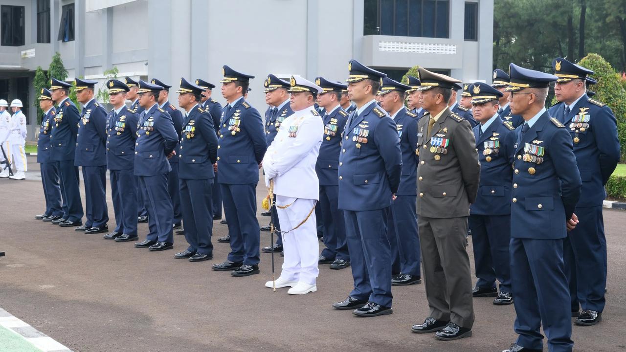 FOTO: Upacara HUT Ke 80 TNI AU Digelar di Makoopsudnas