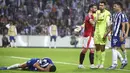Hasil minor ini membuat Manchester United belum mampu meraih kemenangan di League Phase Liga Europa musim ini. Mereka berada di posisi ke-21 dengan koleksi dua poin. (AP Photo/Luis Vieira)