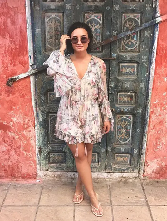 Kejadian tidak mengenaakan hampir terjadi pada pelantun lagu ‘Sorry Nit Sorry’ ini. Ketika dirinya sedang berada di Boston, rumah Demi hampir dimasuki seorang perampok. Untungnya, belum ada kejadian apapun. (Instagram/ddlovato)